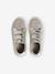 Leather Hook-&-Loop Trainers for Children, Designed for Autonomy gold+printed beige - vertbaudet enfant 