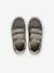 Leather Hook-&-Loop Trainers for Children, Designed for Autonomy gold+printed beige - vertbaudet enfant 