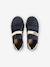 Hook-and-Loop Trainers in Leather for Girls brown+navy blue - vertbaudet enfant 
