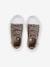 Baskets scratchées toile imprimée enfant collection maternelle beige imprimé+rose imprimé - vertbaudet enfant 