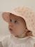 Floral Print Bucket Hat for Baby Girls pale pink - vertbaudet enfant 