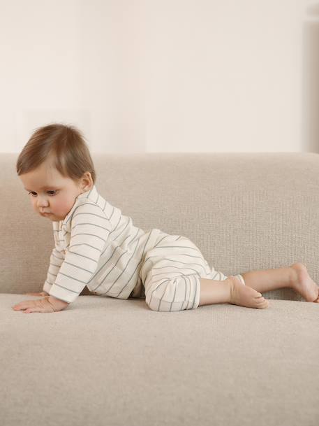 Ensemble Bébé 1 Mois (gilet + Haut + Pantalon) - Taille ~50cm, Occasion Très Bon état