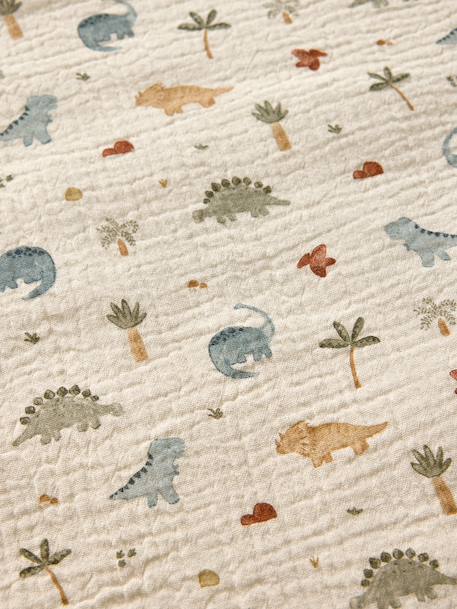 Cotton Muslin Sleeping Bag, MINISAURUS multicoloured - vertbaudet enfant 