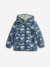 Reversible lightweight puffer jacket for boys green+ocean blue - vertbaudet enfant 