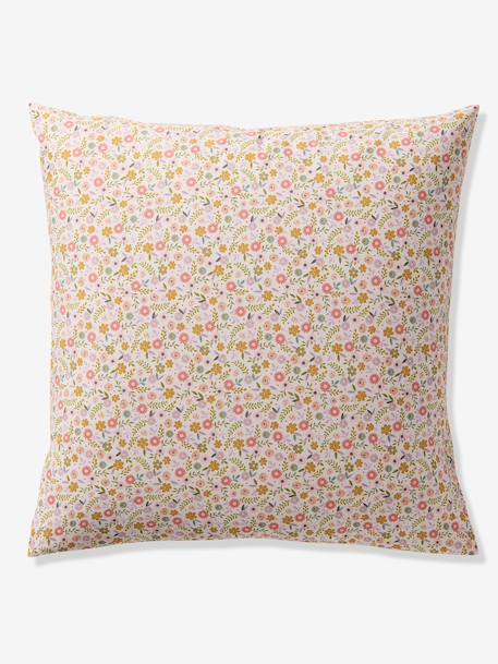 Parure housse de couette enfant et taie d'oreiller PETITE LICORNE, avec coton recyclé blanc imprimé - vertbaudet enfant 