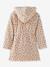 Peignoir enfant personnalisable Léopard, avec coton recyclé blanc imprimé - vertbaudet enfant 