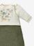 Dual-Fabric Sleeping Bag with Detachable Sleeves, MINISAURUS olive - vertbaudet enfant 