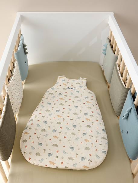 Cot Bumper / Playpen Bumper, MINISAURUS multicoloured - vertbaudet enfant 