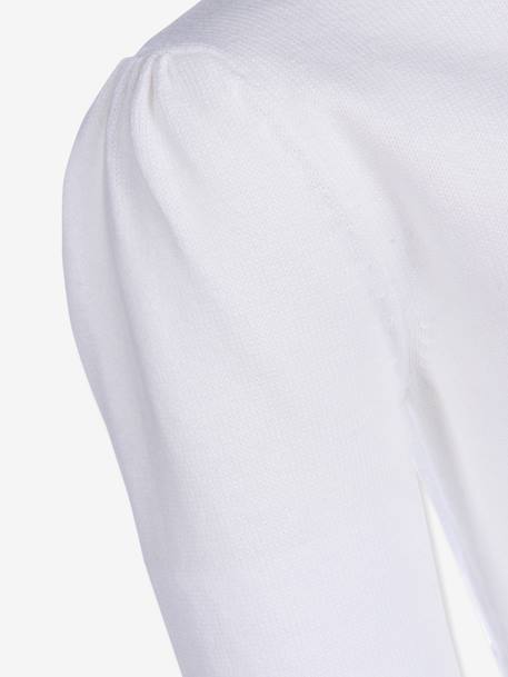 Festive cotton bolero by Happy Girls for girls ecru+white - vertbaudet enfant 