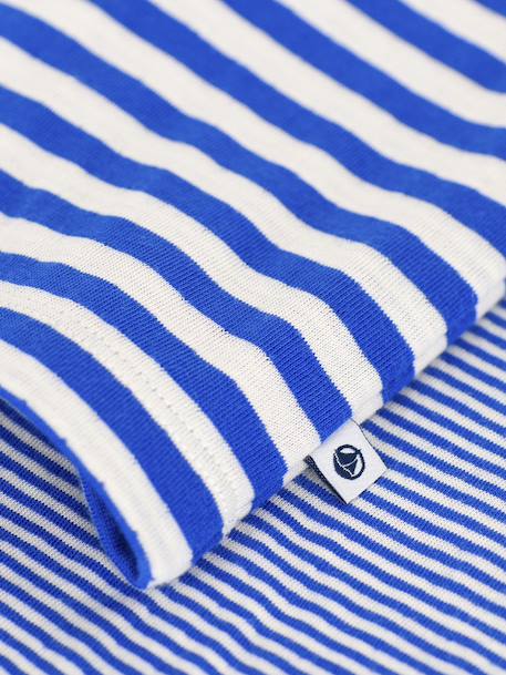Pyjamas in Tube Knit Fabric, for Children, PETIT BATEAU blue - vertbaudet enfant 