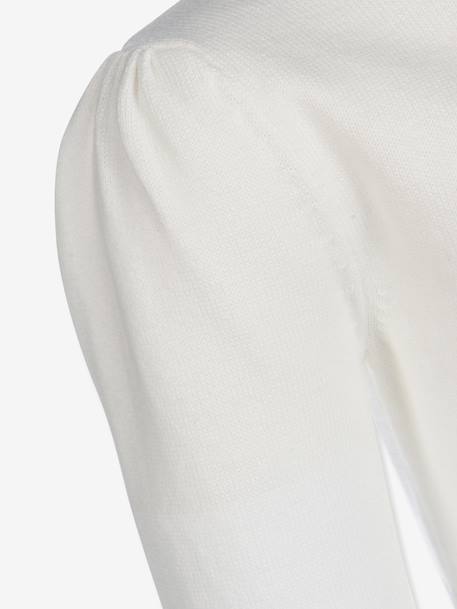 Festive cotton bolero by Happy Girls for girls ecru+white - vertbaudet enfant 