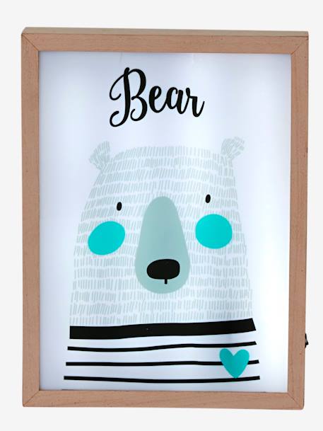 Bear Light Box WHITE LIGHT SOLID WITH DESIGN - vertbaudet enfant 