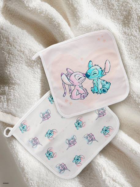 Set of 3 Wash Mitts, LILO & STITCH by Disney® white - vertbaudet enfant 