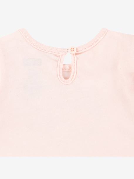 Set Top + bermuda shorts + Ruffle hair scrunchie LEVI'S® rose - vertbaudet enfant 