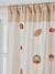 Light-Filtering Garland Curtain with Hedgehog Motif beige - vertbaudet enfant 
