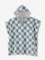 Poncho de bain / plage enfant personnalisable, avec coton recyclé carreaux bleu+lilas+menthe - vertbaudet enfant 