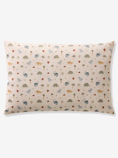 Duvet Cover & Pillowcase Set for Babies, MINISAURUS ecru - vertbaudet enfant 