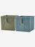 Set of 2 Minisaurus Dino Storage Tubs in Corduroy sage green - vertbaudet enfant 