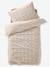 Duvet Cover & Pillowcase Set for Babies, MINISAURUS ecru - vertbaudet enfant 