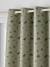 Blackout Eyelet Curtain with Glow-in-the-Dark Minisaurus Dinosaurs sage green - vertbaudet enfant 
