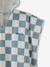 Poncho de bain / plage enfant personnalisable, avec coton recyclé carreaux bleu+lilas+menthe - vertbaudet enfant 