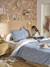 Reversible Duvet Cover + Pillowcase Set for Children, with Recycled Cotton Content, India Blue printed blue - vertbaudet enfant 