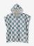 Poncho de bain / plage enfant personnalisable, avec coton recyclé carreaux bleu+lilas+menthe - vertbaudet enfant 