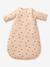 Sleeping Bag with Detachable Sleeves, Hedgehog printed beige - vertbaudet enfant 