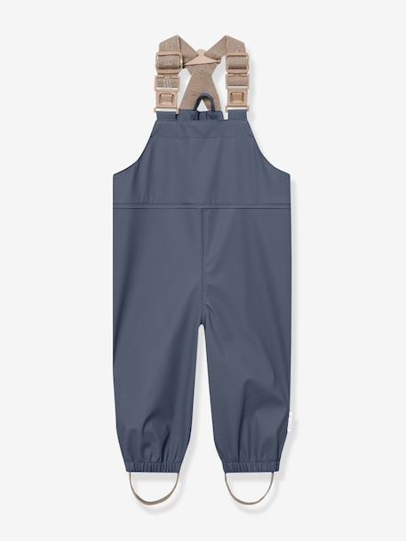 Children's set: MATWAINIS rain jacket & waterproof trousers deep blue+green - vertbaudet enfant 
