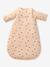 Sleeping Bag with Detachable Sleeves, Hedgehog printed beige - vertbaudet enfant 