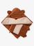 Bath Cape + Mitt, with Recycled Cotton, HEDGEHOG rust - vertbaudet enfant 