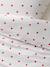 Duvet Cover Set + Pillowcase with Recycled Cotton for Children, HEARTS printed white - vertbaudet enfant 