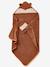 Bath Cape + Mitt, with Recycled Cotton, HEDGEHOG rust - vertbaudet enfant 