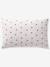Duvet Cover Set + Pillowcase with Recycled Cotton for Children, HEARTS printed white - vertbaudet enfant 