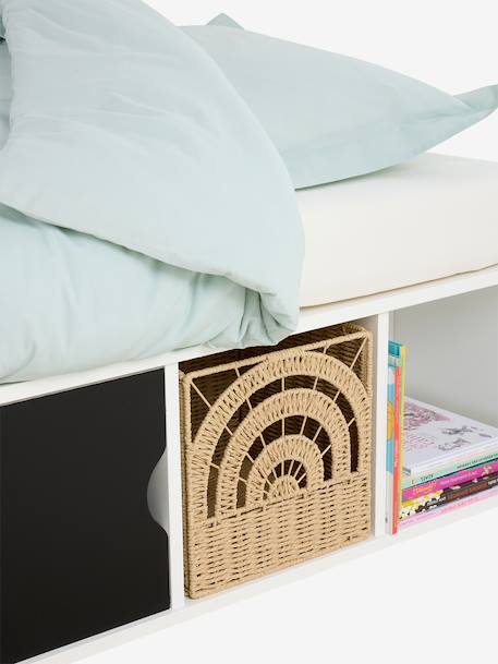 Rainbow Folding Storage Tub in Paper Rope beige - vertbaudet enfant 