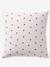 Duvet Cover Set + Pillowcase with Recycled Cotton for Children, HEARTS printed white - vertbaudet enfant 