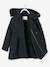 Manteau à capuche fille drap de laine MARINE GRISE+VIOLINE - vertbaudet enfant 