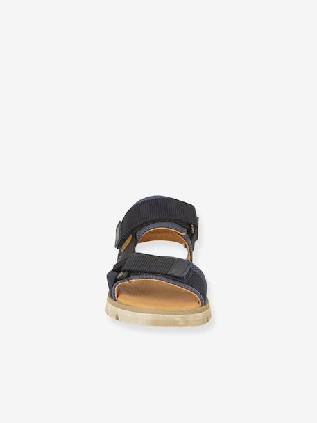 Pair of KE FLASH Hook-&-Loop Sandals for Boys, FRODDO aqua+black+blue+electric blue+fuchsia+multicoloured+navy blue+rosy - vertbaudet enfant 