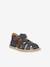 Closed BAREFOOT FLEXY AVI Sandals for Children, FRODDO light grey+navy blue - vertbaudet enfant 