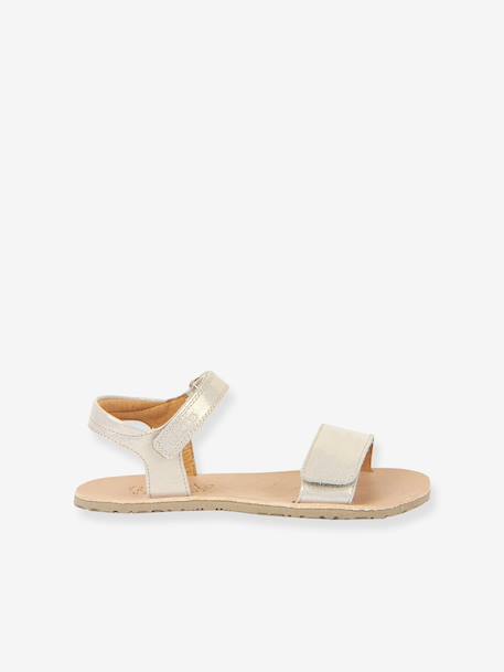 BAREFOOT FLEXY LIA Sandals for Girls, FRODDO gold+navy blue+rose - vertbaudet enfant 
