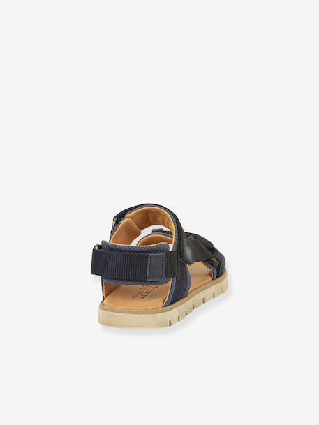 Pair of KE FLASH Hook-&-Loop Sandals for Boys, FRODDO aqua+black+blue+electric blue+fuchsia+multicoloured+navy blue+rosy - vertbaudet enfant 