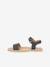 BAREFOOT FLEXY LIA Sandals for Girls, FRODDO gold+navy blue+rose - vertbaudet enfant 
