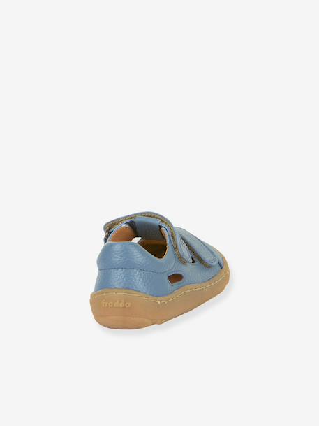 Sandales à brides pieds nus pour enfants BAREFOOT SANDAL froddo bleu ciel+caramel+corail+marine - vertbaudet enfant 