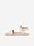 BAREFOOT FLEXY LIA Sandals for Girls, FRODDO gold+navy blue+rose - vertbaudet enfant 