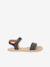 BAREFOOT FLEXY LIA Sandals for Girls, FRODDO gold+navy blue+rose - vertbaudet enfant 