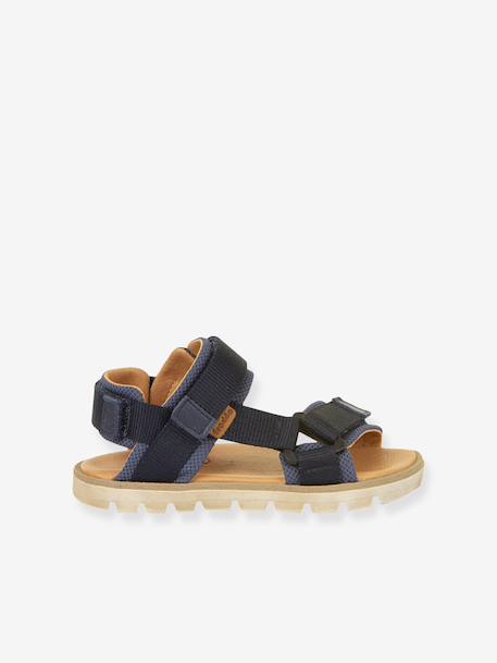 Pair of KE FLASH Hook-&-Loop Sandals for Boys, FRODDO aqua+black+blue+electric blue+fuchsia+multicoloured+navy blue+rosy - vertbaudet enfant 
