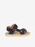Pair of KE FLASH Hook-&-Loop Sandals for Boys, FRODDO aqua+black+blue+electric blue+fuchsia+multicoloured+navy blue+rosy - vertbaudet enfant 