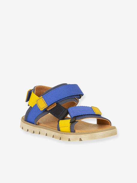 Pair of KE FLASH Hook-&-Loop Sandals for Boys, FRODDO aqua+black+blue+electric blue+fuchsia+multicoloured+navy blue+rosy - vertbaudet enfant 