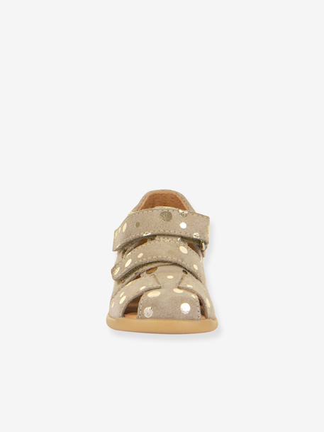 DALLAS Closed Sandals for Girls, FRODDO beige+brown+navy blue - vertbaudet enfant 