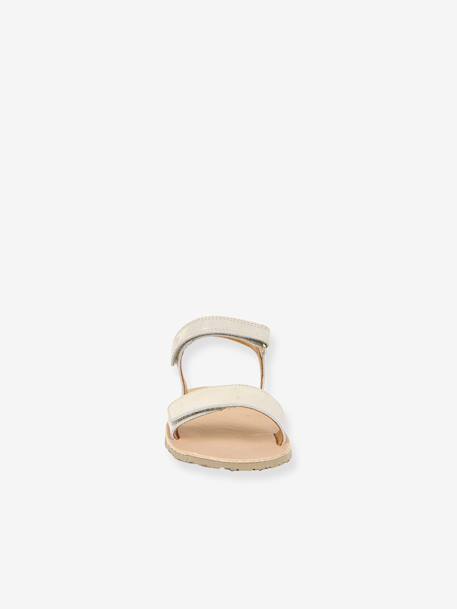 BAREFOOT FLEXY LIA Sandals for Girls, FRODDO gold+navy blue+rose - vertbaudet enfant 